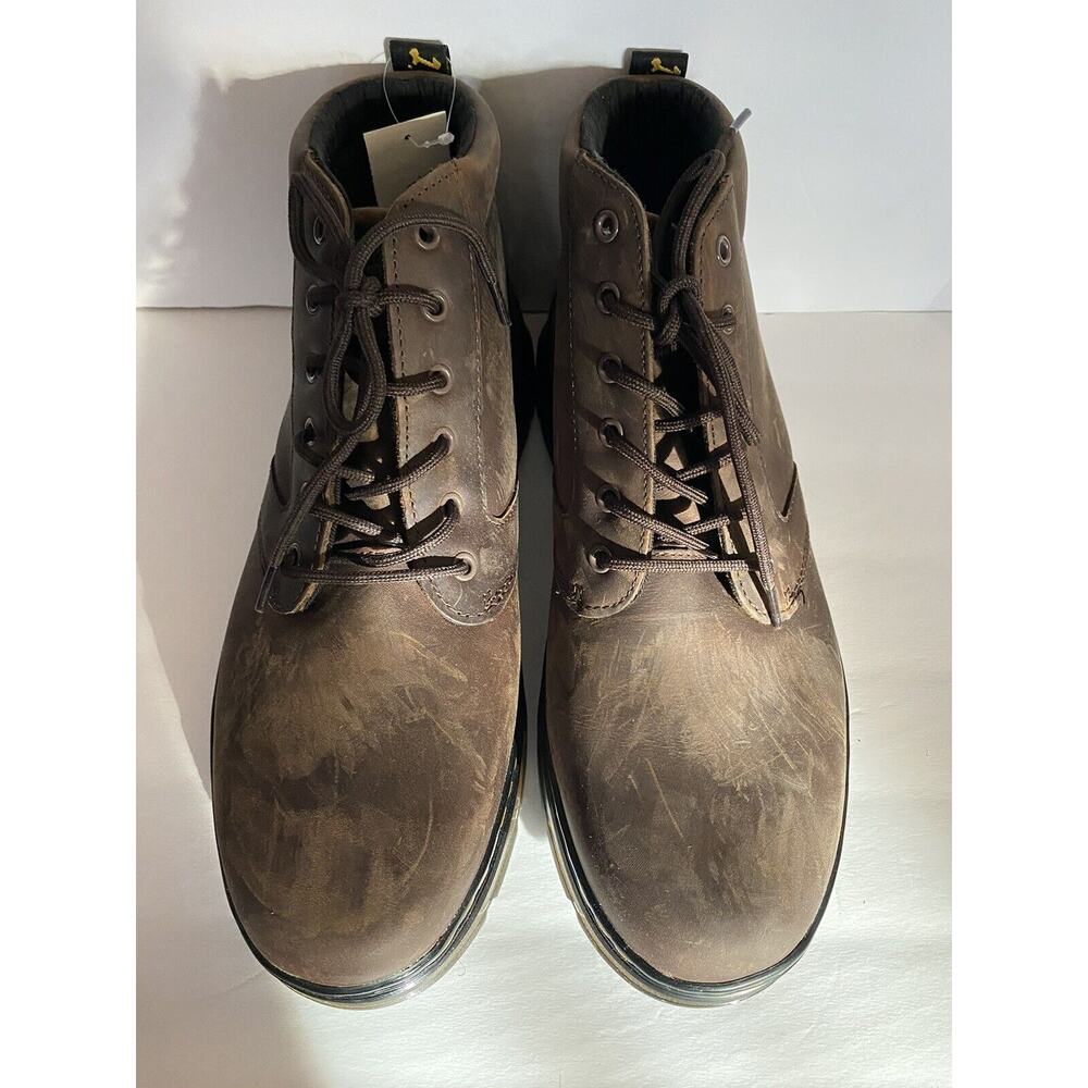 NWT Dr. Marten Size 13 M Bonny Leather Crazy Horse Distressed Dark Brown - Picture 3 of 13